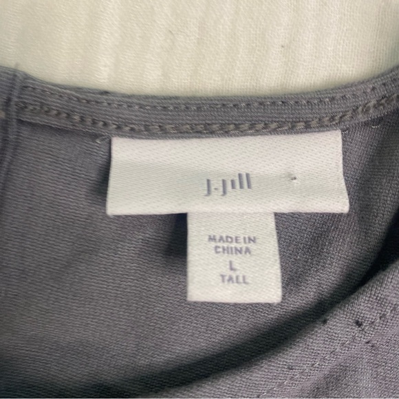 J Jill Gray 3/4 Length Sleeve Classic Mature Size Large Tall - Picture 8 of 16